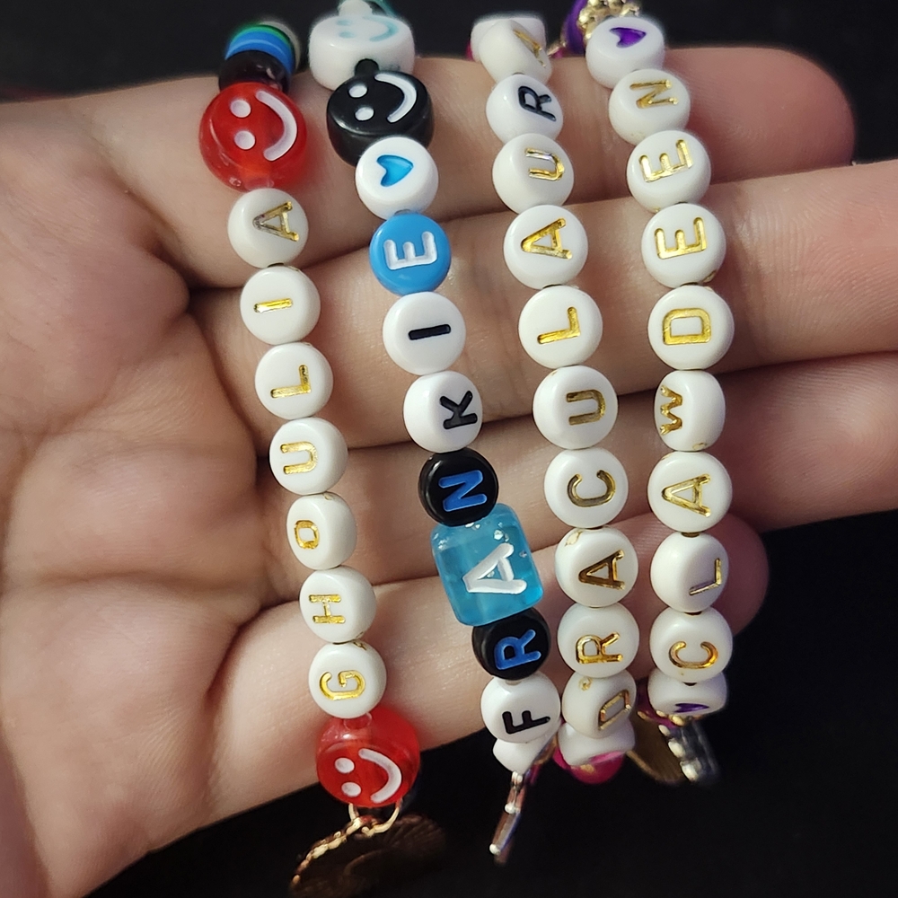 Monster High themed Beaded Bracelets